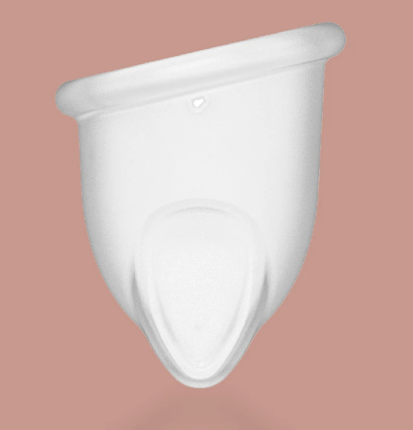 Copa menstrual SATYA talle 2: 44.5 mm de diámetro y 53 mm de altura