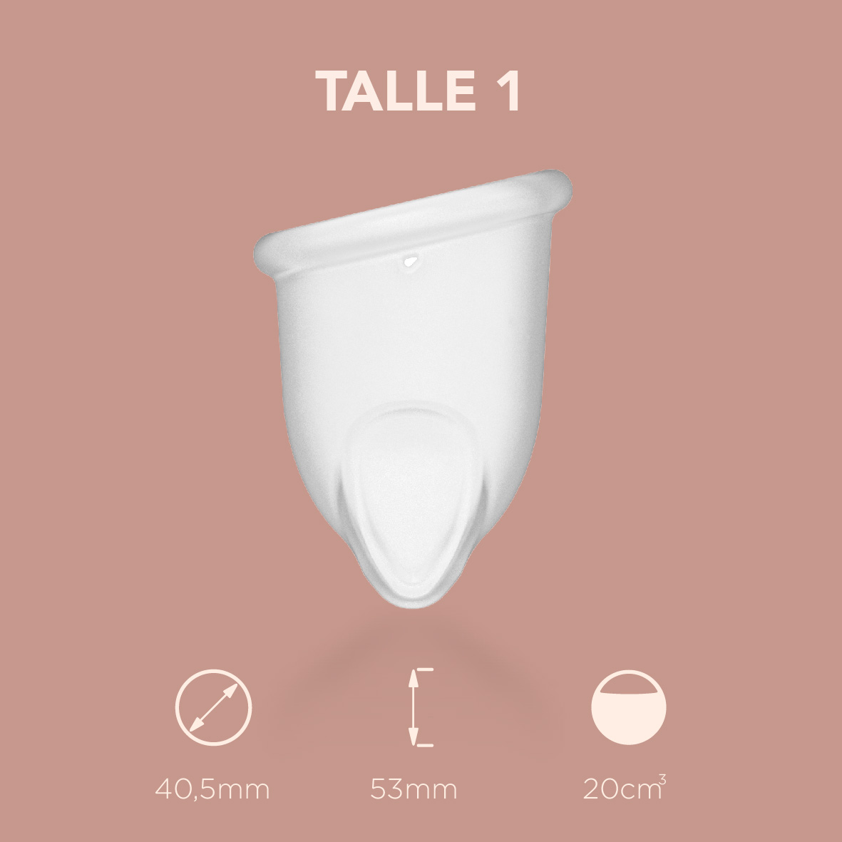 Copa Menstrual SATYA Talle 1 - Foto 2